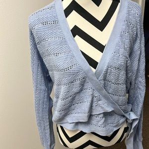 Express wrap sweater size M